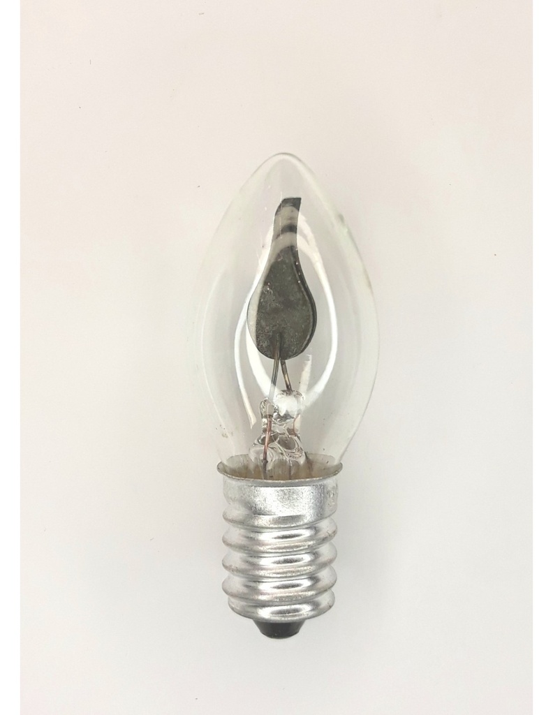Ampoule flamme vacillante E14 3W 22x54 230Vac petit [DC1215]