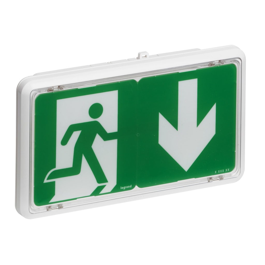 Bloc autonome d'évacuation saillie à LED 45lm IP43 IK07 SATI Connecté