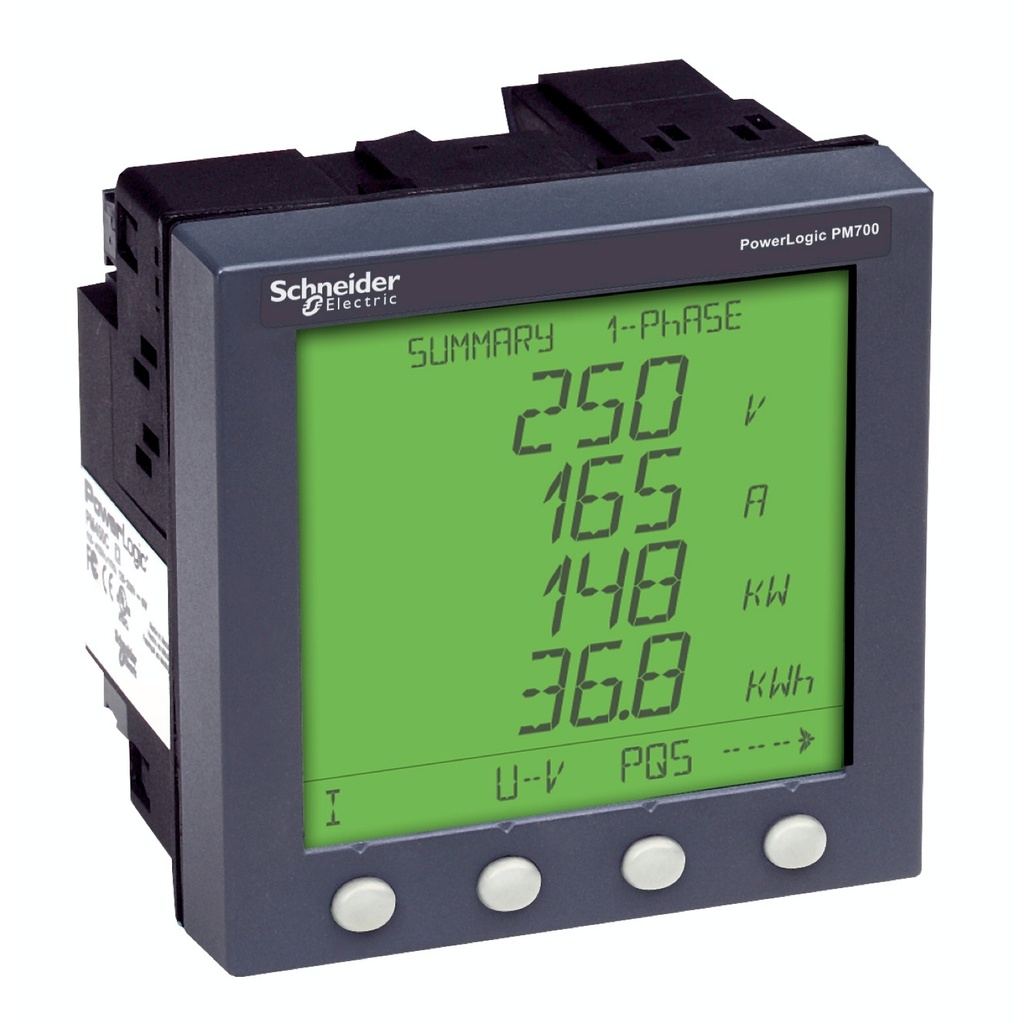[SCHNEIDER] Central de mesure PM700 avec afficheur intégré