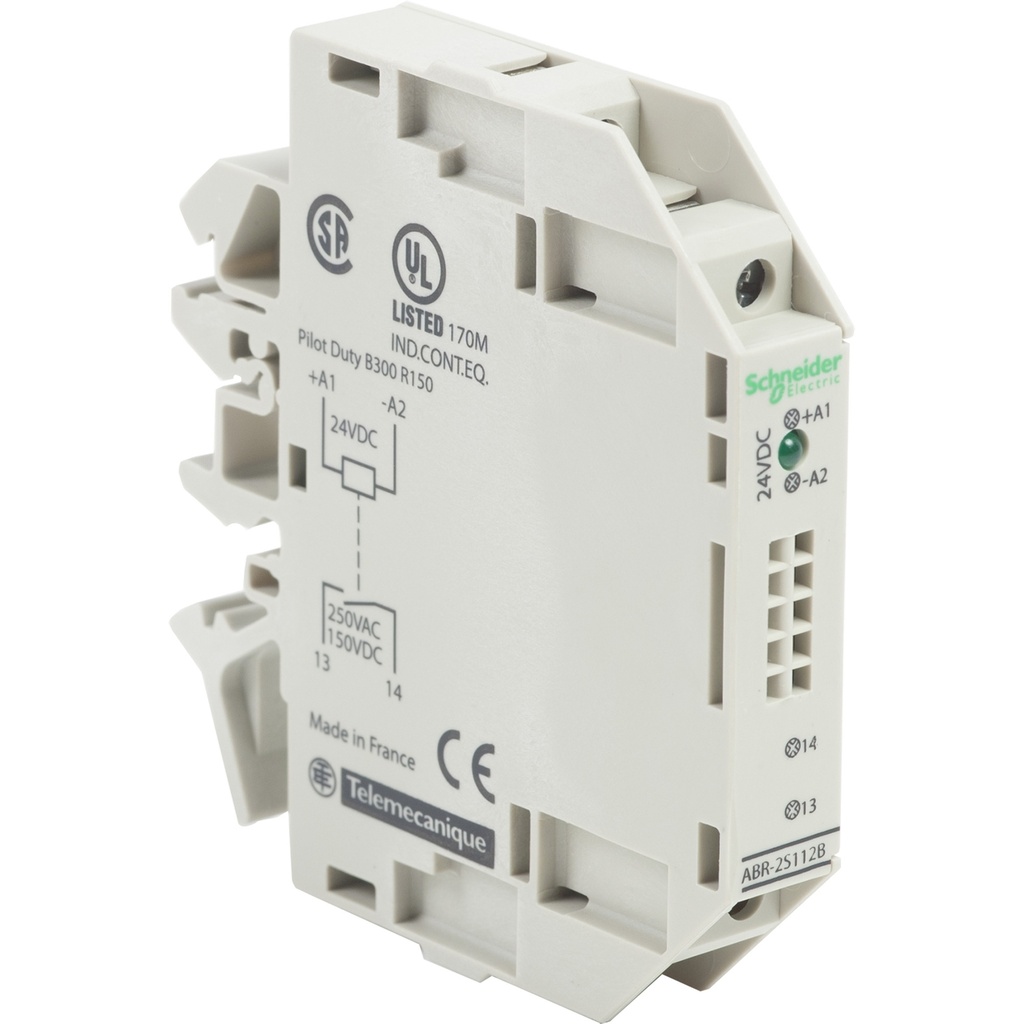 Interface de relais de sortie 24Vcc 1NO + 1NF
