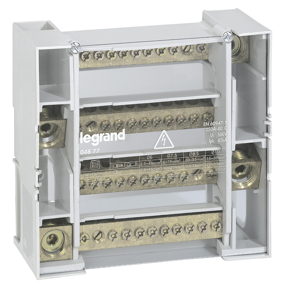 [LEGRAND] Répartiteur 4P 250A 12 bornes 9 modules