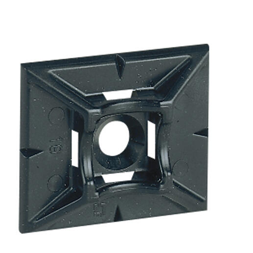Embase adhésive noire pour collier colring Lmax=4,6mm