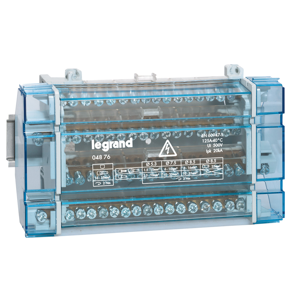 [LEGRAND] Répartiteur 4P 125A 17 bornes 10 modules