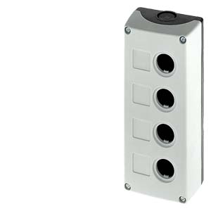 [SIEMENS] Boitier vide pour bouton de commande D=22mm 85x194x64mm avec 4 emplacements