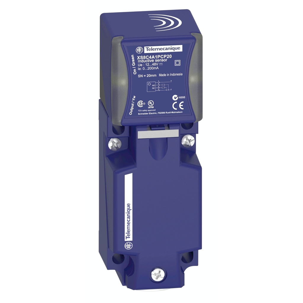 Détecteur de proximité inductif 20mm 12/48Vcc 200mA