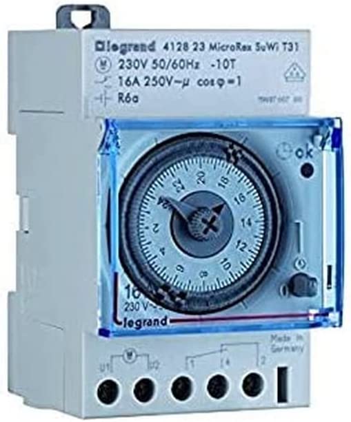 [LEGRAND] Interrupteur horaire analogique modulaire programmable manuel journalier 16A 250V