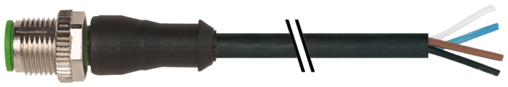 [MURR ELEKTRONIK] Cable connecteur M12 male 4 pôles 4m