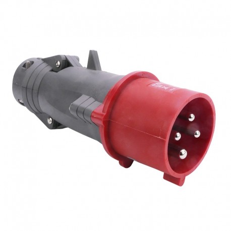 Fiche mobile droite hypra IP44 32A-380V a 415V 3P+T ( en plastique)