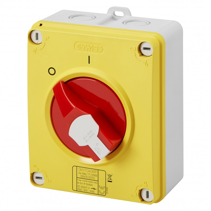 Interrupteur de sécurité SIRCO M2 3P 80A 415V 