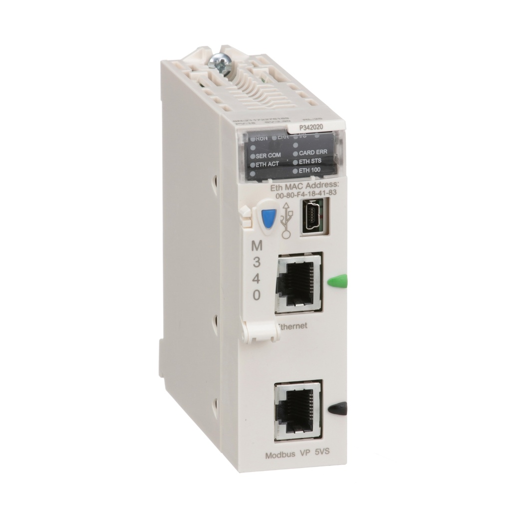 Processeur - 1024 E/S TOR 256 E/S ANA - 1Modbus - 1Ethernet