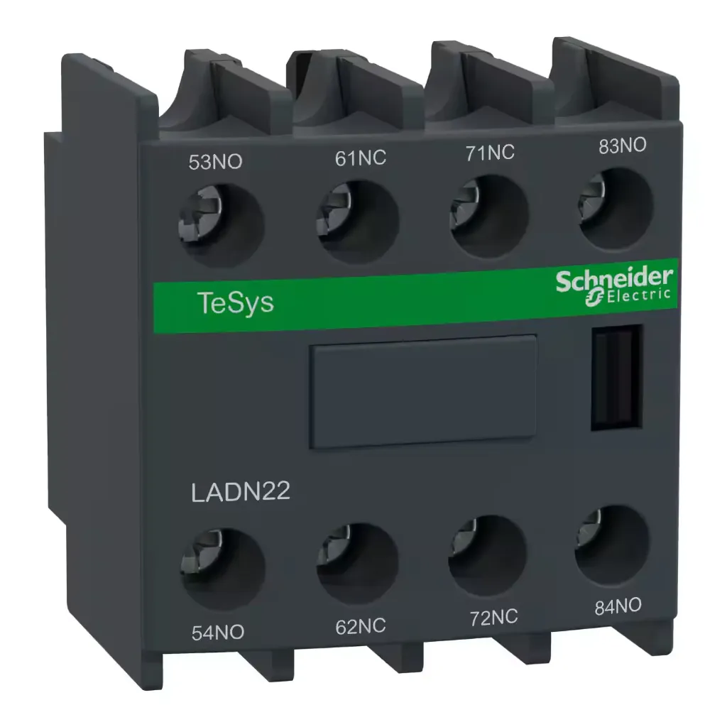 [SCHNEIDER] Bloc de contacts auxiliaires frontaux 2O+2F avec bornes à vis étriers