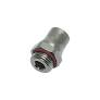 Raccord piquage droit fileté LF3600 vers enfichable D=4mm M5 G1/8" mâle