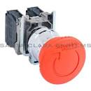 [SCHNEIDER] Bouton d'arrêt d'urgence rouge D=40 1O+1F vis