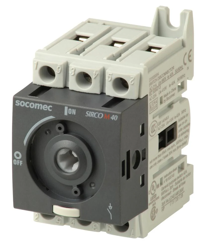 Disjoncteur SIRCO M1 3P 40A 690Vac