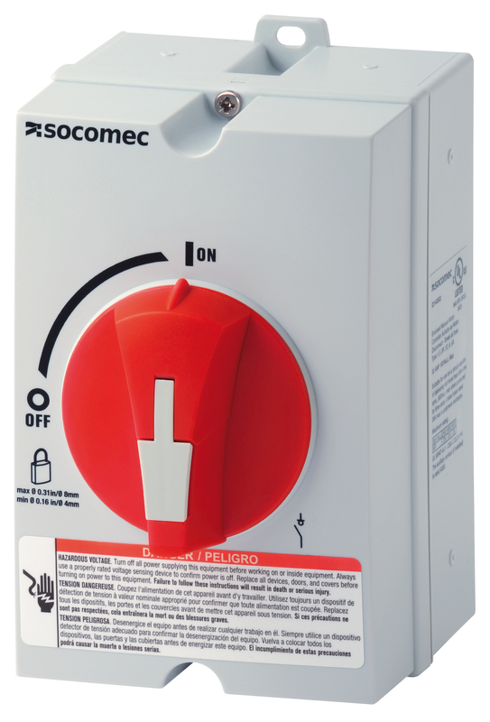 [SOCOMEC] Interrupteur de sécurité à fusible SIRCO 3P 16A