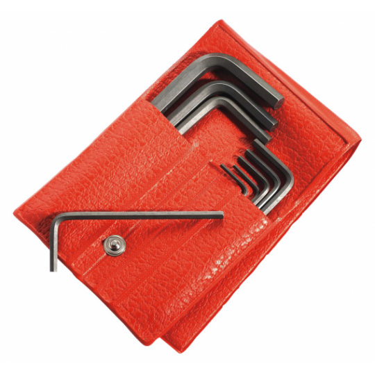 Jeu de clés mâles 6 pans en trousse
