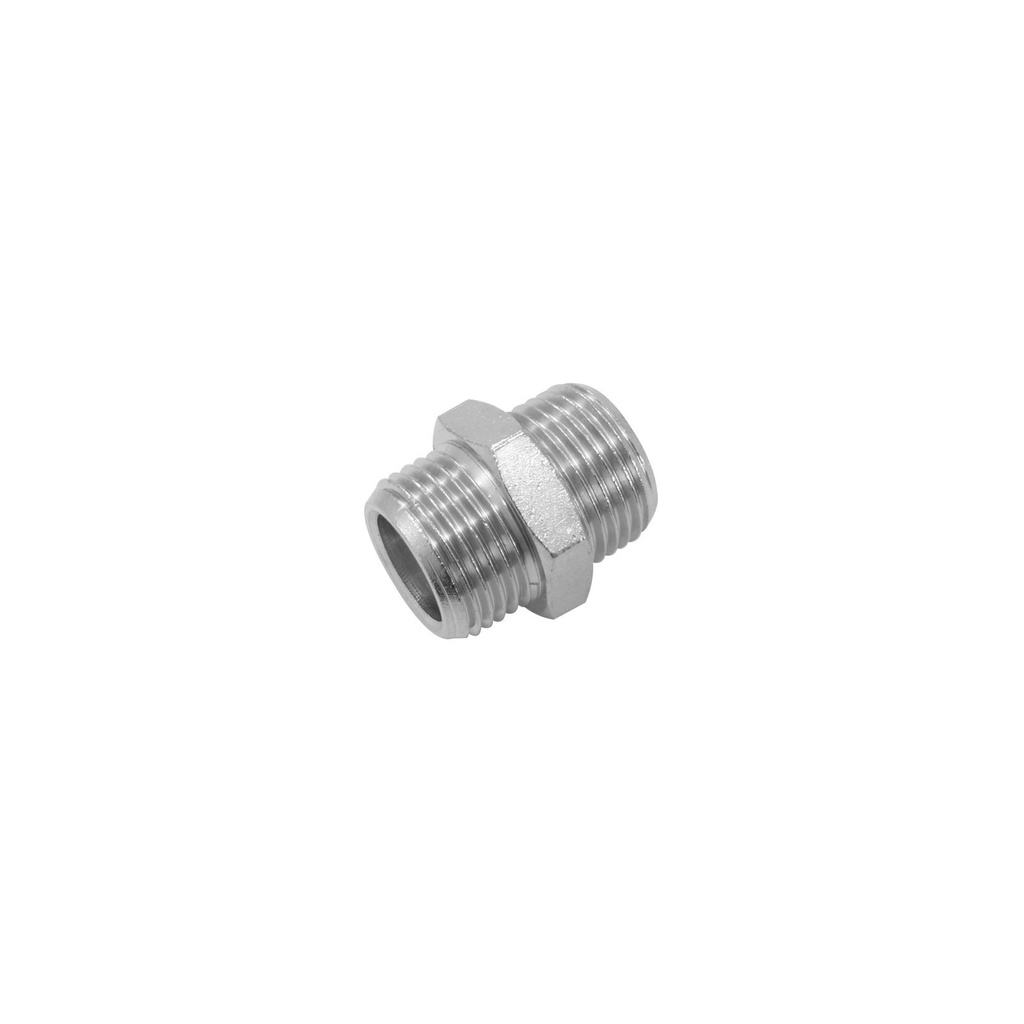 Mamelon M-M de 1/2" inox