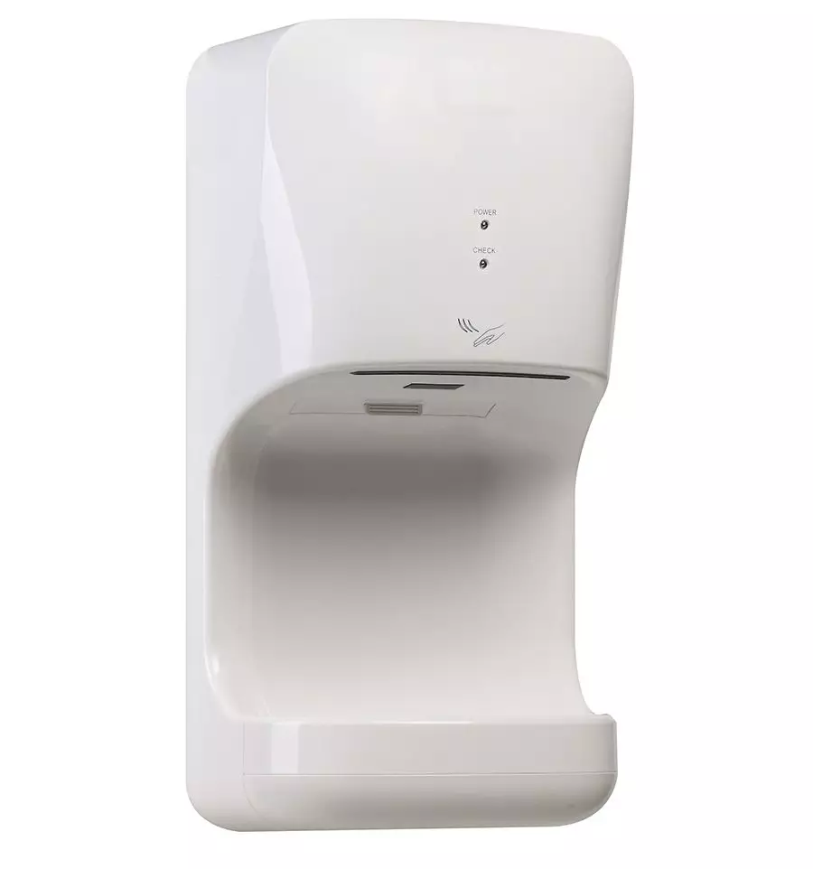 Sèche-main automatique avec récupérateur d'eau 1400W blanc