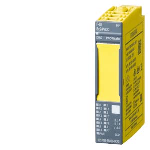 Module électronique pour ET200SP entrée TOR de sécurité 8x 24VCC HF