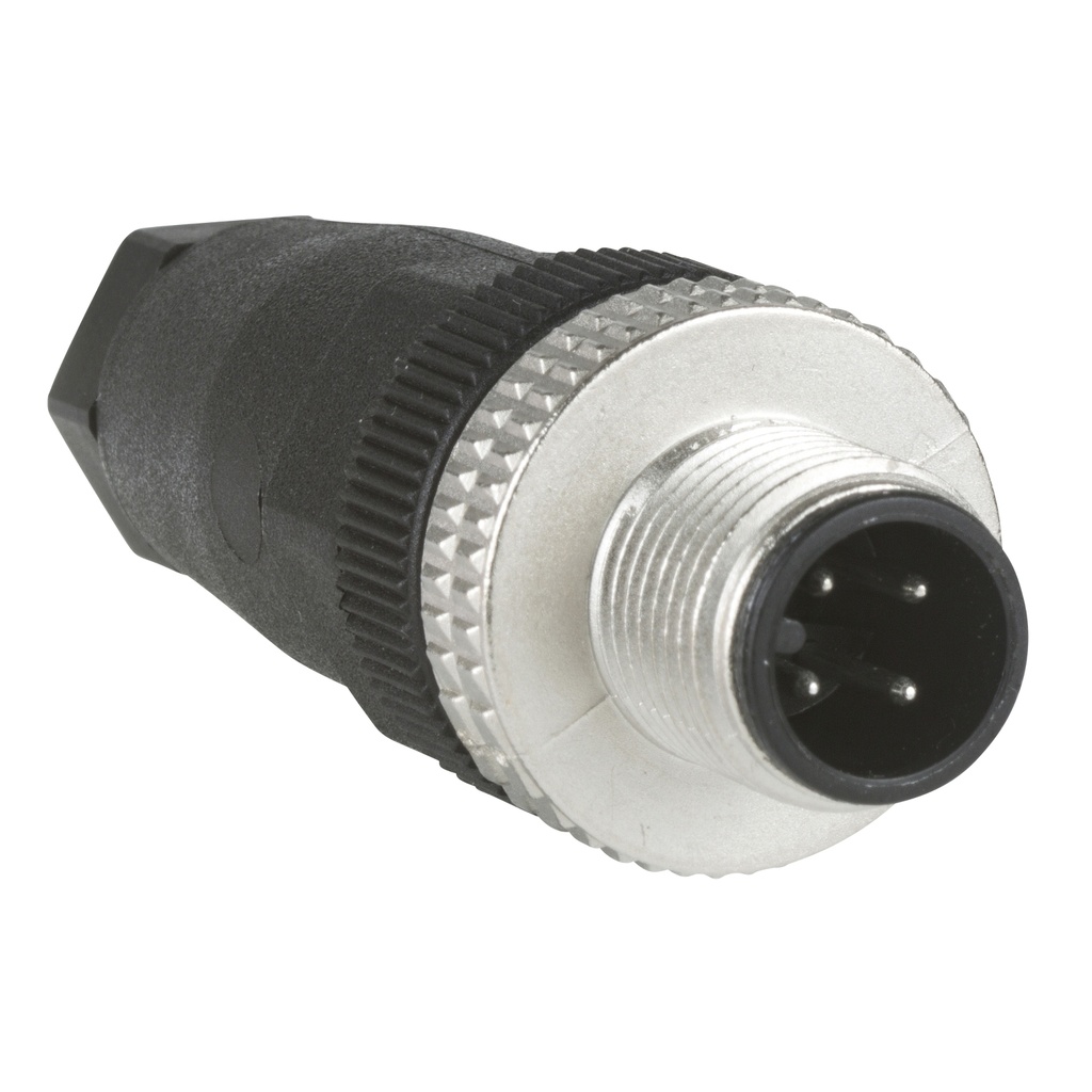 [SCHNEIDER] Connecteur male droit M12 4 pôles