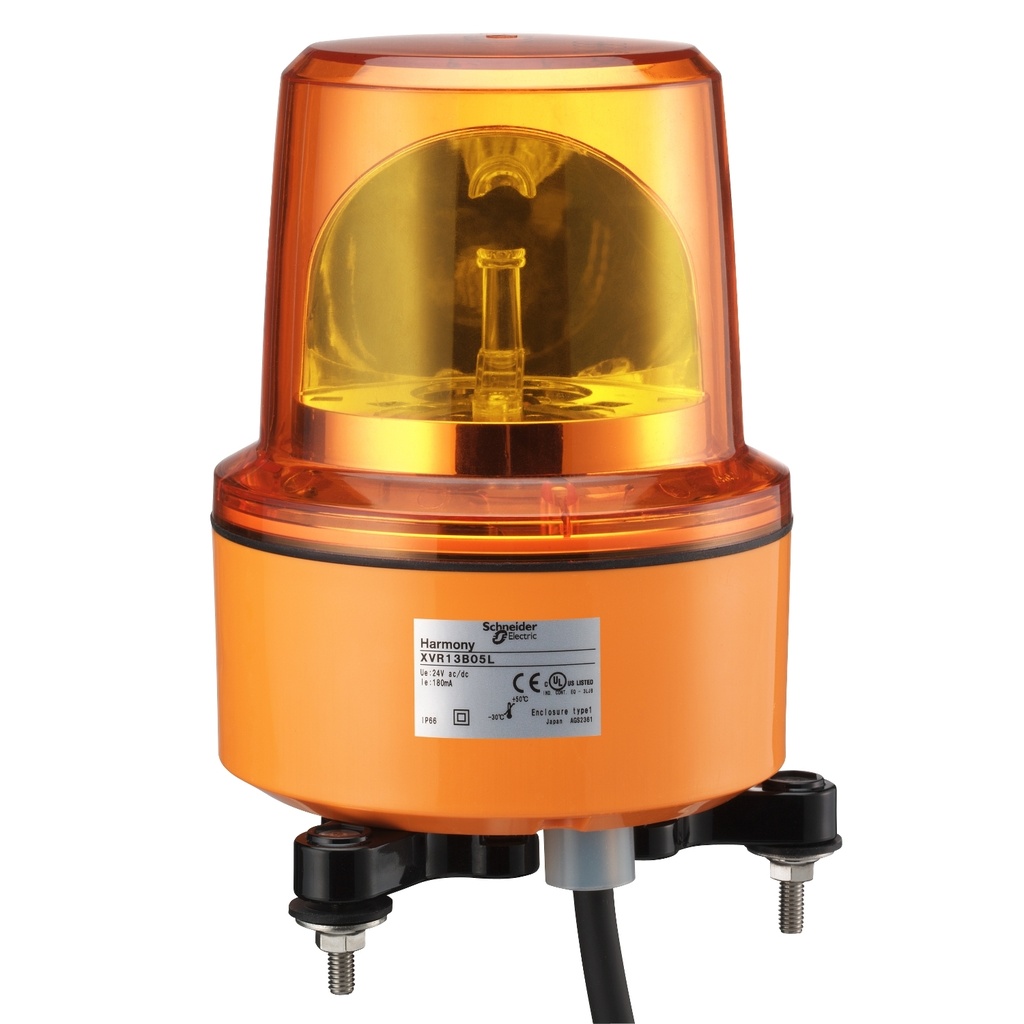 [SCHNEIDER] Gyrophare lumineux rotatif orange Del 230V