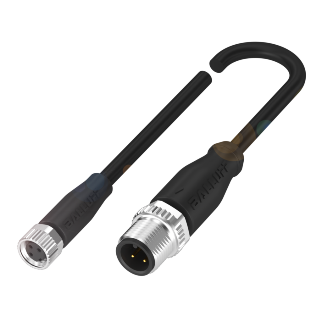 Cable connecteur M12 male-M8 femelle 3 pôles 2m (copie)