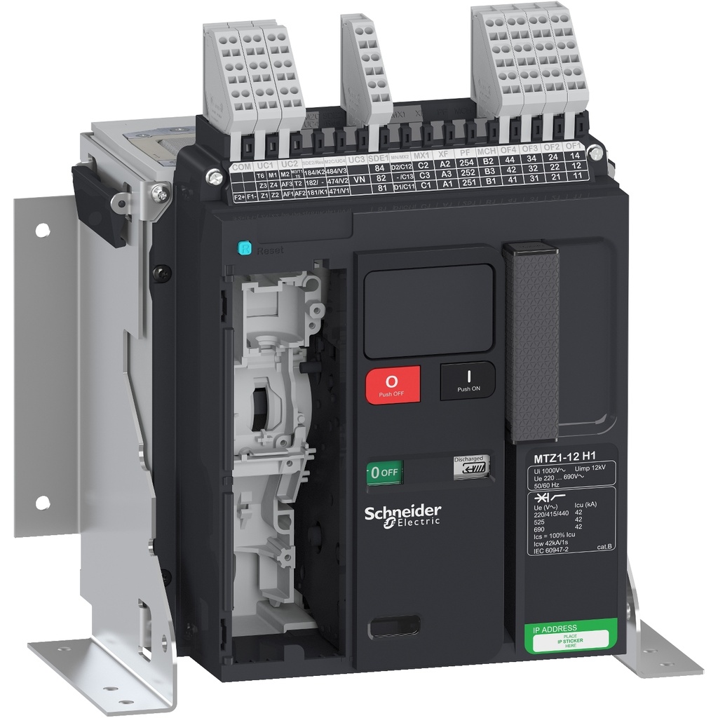 Disjoncteur H1 1250A 3P fixe [Masterpact MTZ1]