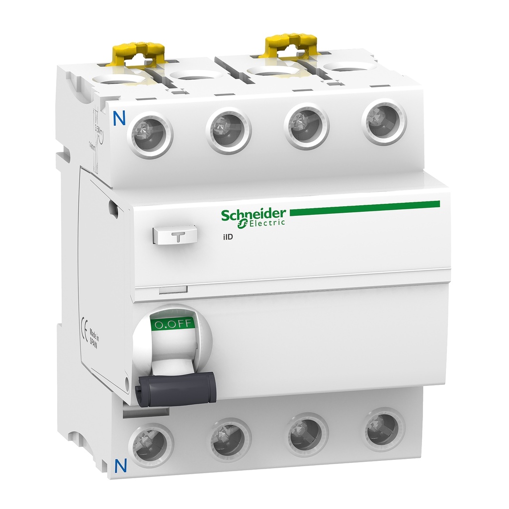Disjoncteur différentiel 4P 25A 30mA type AC - Acti9 iID
