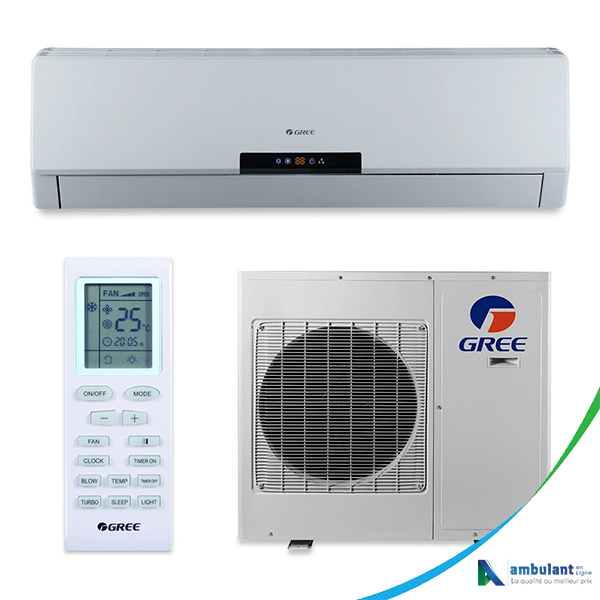 [GREE] Climatiseur mural split 1,5 Cv avec unité extérieur 12000BTU