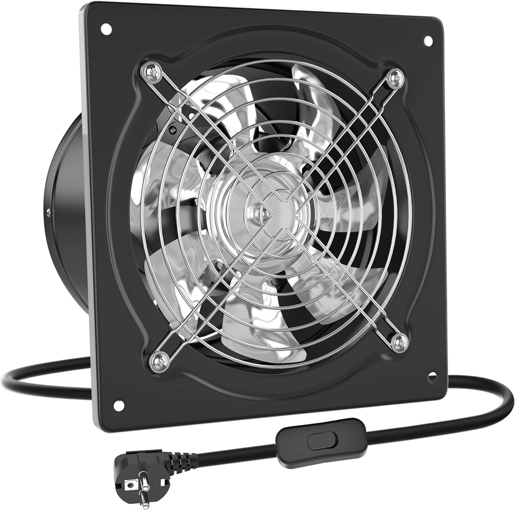 Extracteur d'air 38W avec clapet anti-retour 150mm