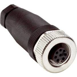 Connecteur femelle droit M12 5P avec bornes à vis