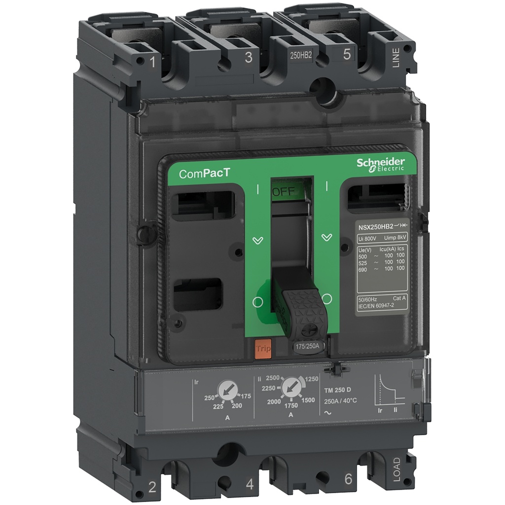 [SCHNEIDER] Disjoncteur Micrologic 2.2 250A 4P4D [NSX250F] (copie)
