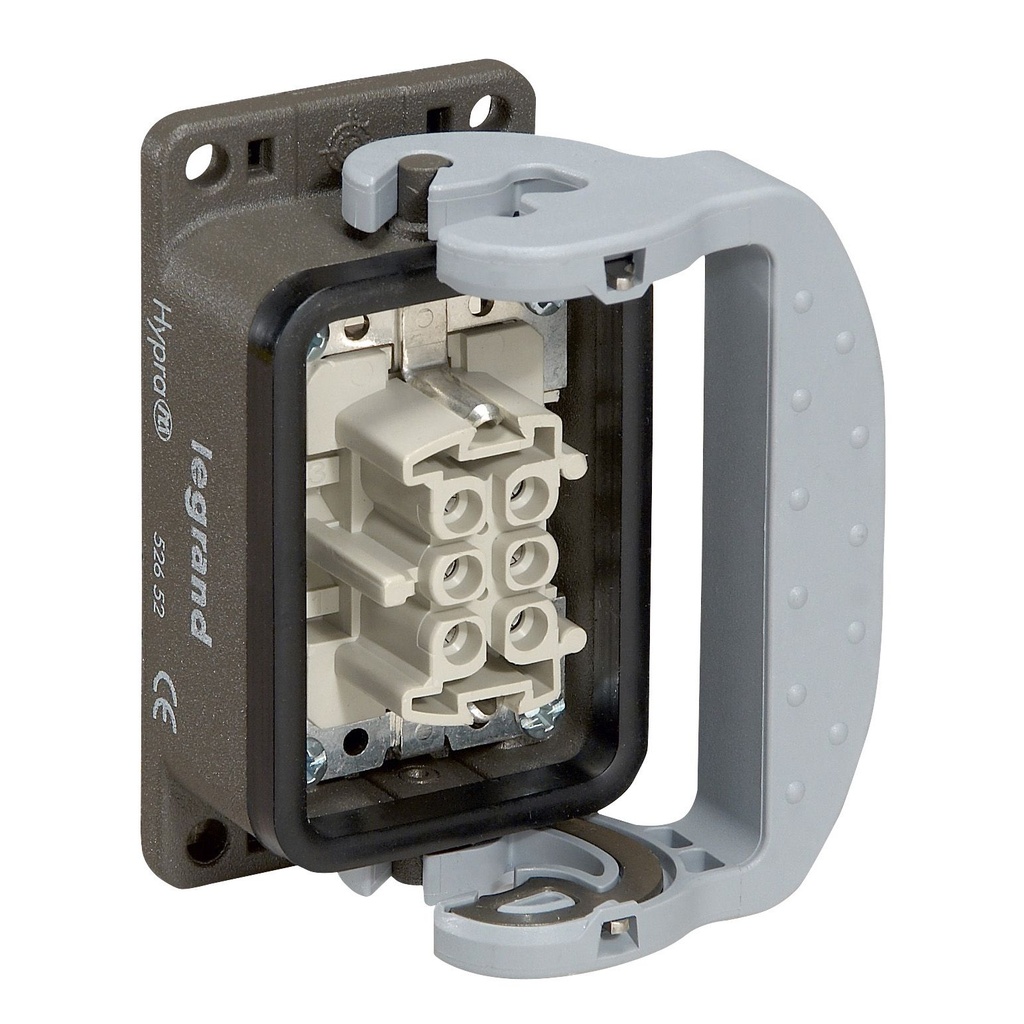 [LEGRAND] Connecteur multipôles Hypra 16A 500V 16P+T capot mâle sortie vert (copie)