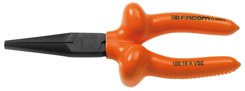Pince à becs plats 165 mm isolée de 1000V série VSE