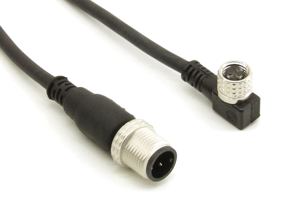 Cable connecteur M12 mâle/femelle droite 4 pôles 2m (copie)