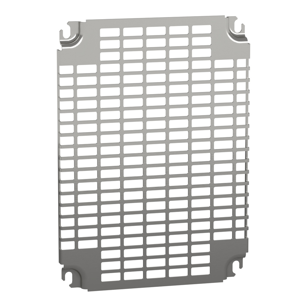 Platine perforée acier 400x300