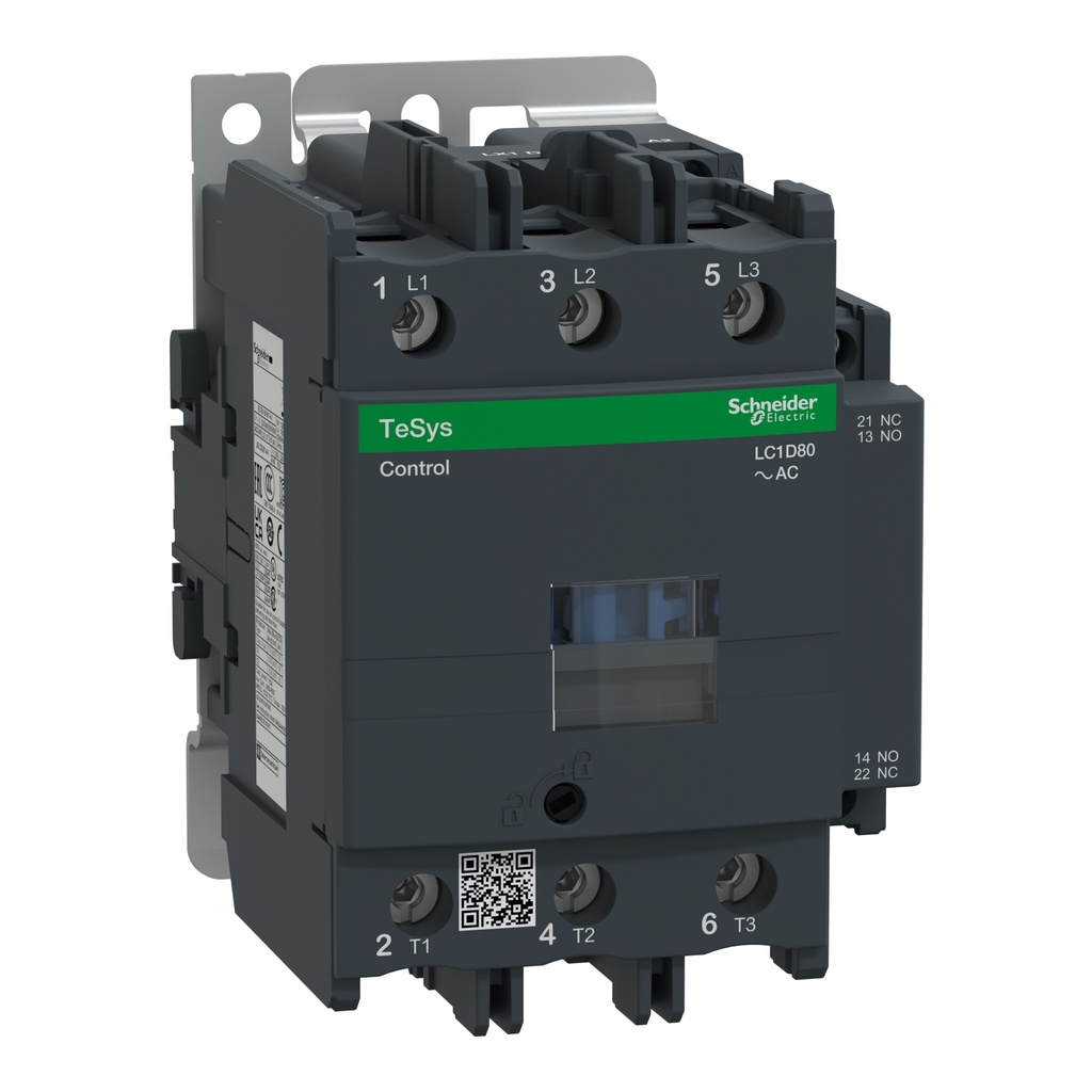 Contacteur avec bobine 3P 80A 220Vca AC-3 440V