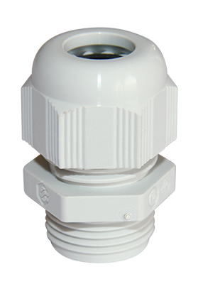 [SIB-TEC] Presse étoupe plastique M16/11 gris avec écrou M16x150 et jointure plat