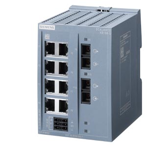 [SIEMENS] Commutateur de réseau SCALANCE XB108-2 8 ports 10/100 Mbit/s, avec 2x100Mbit/s MM SC 24Vac/dc 