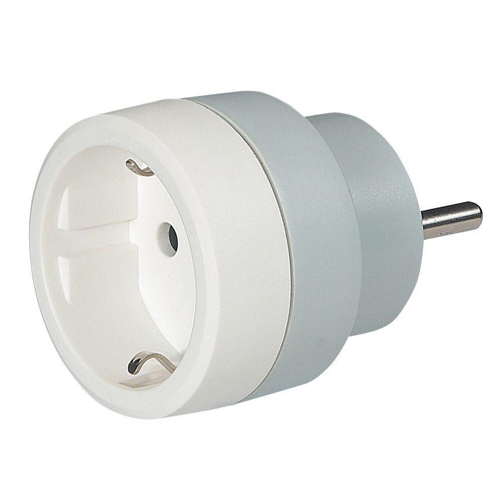 [LEGRAND] Fiche et adaptateur 2P+T 16A 230V pour fiche standard