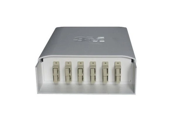 [GENERIQUE] Boitier optique équipé 6 raccords SC duplex multimode gris