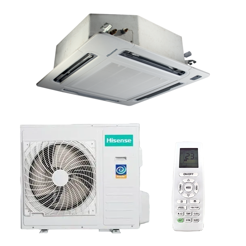 [HISENSE] Climatiseur cassette split 3Cv avec unité extérieur 24000BTU [MONOPHASE]