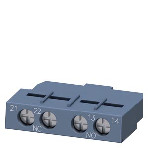 Interrupteur auxiliaire transversal 1NO+1NF borne à vis pour disjoncteur 3RV2 