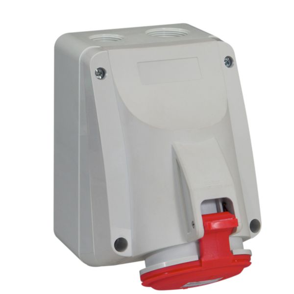 Prise saillie fixe femelle P17 IP44 32A 380V-415V