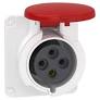 [SCHNEIDER] Socle prise industrielle droite femelle 32A IP44 380V-415V