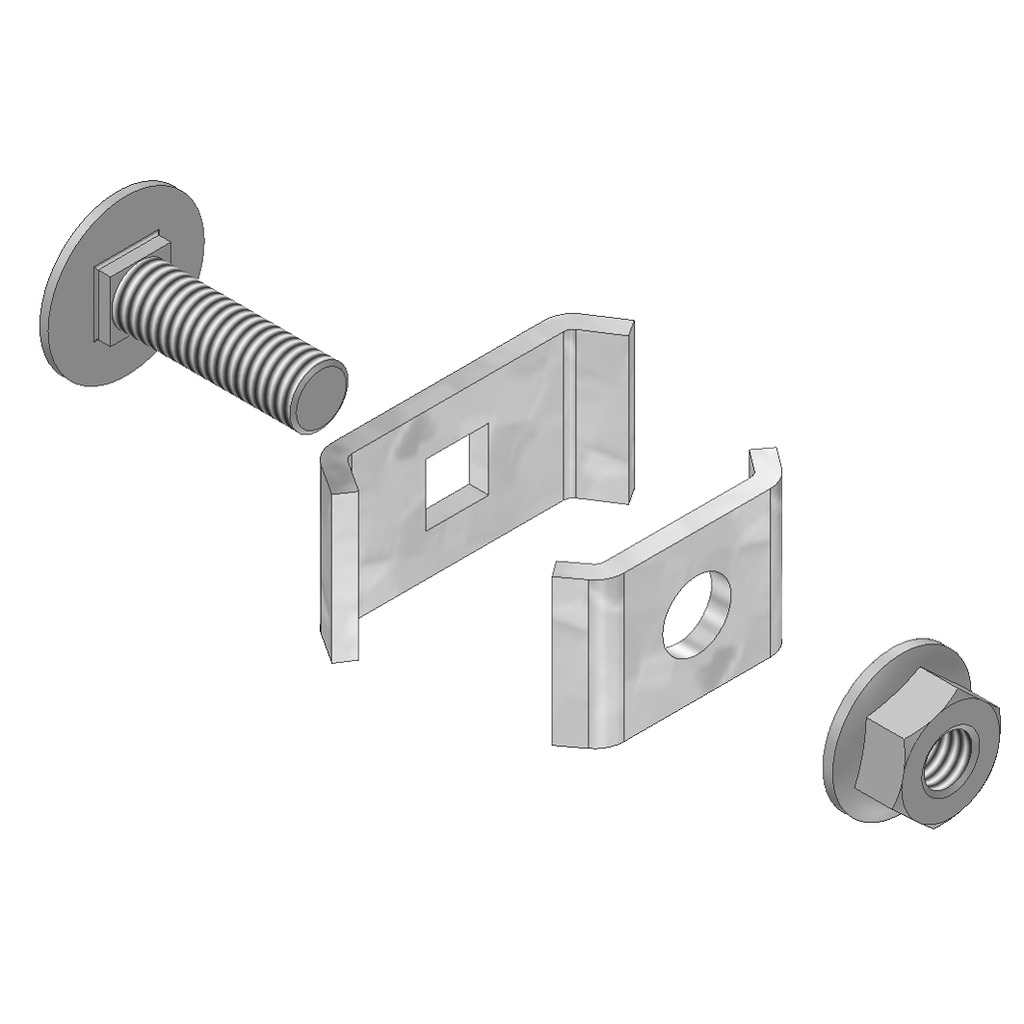 [ATKORE VERGOKAN] Kit eclisse de fixation pour chemin de câble en fil [VFUL60] 