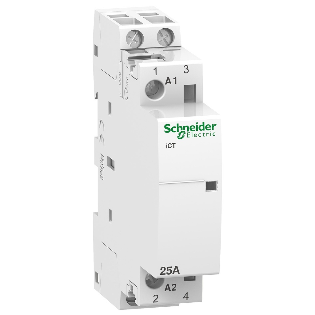 Contacteur auxiliaire 2P 25A 2NO 230/240Vca 50Hz [Acti9 iCT]