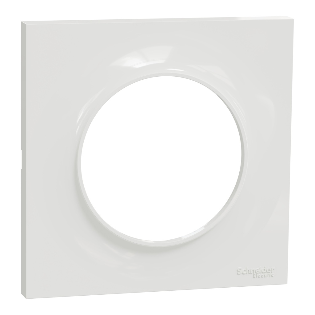 [SCHNEIDER] Plaque de finition pour 1 poste blanc [ODACE]
