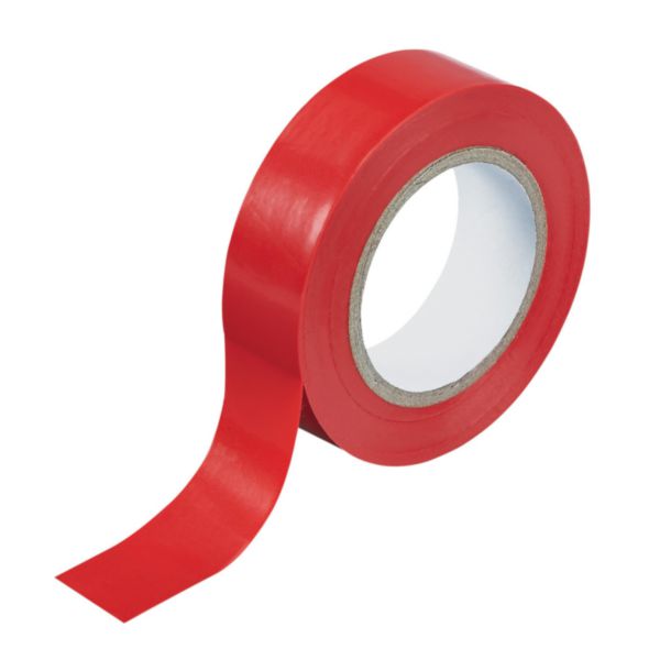 [LEGRAND] Ruban adhésif isolant en PVC dimensions 15x10mm - rouge