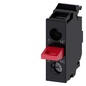 [SIEMENS] Bloc de contact 1NF avec borne à vis pour bouton poussoir 22mm